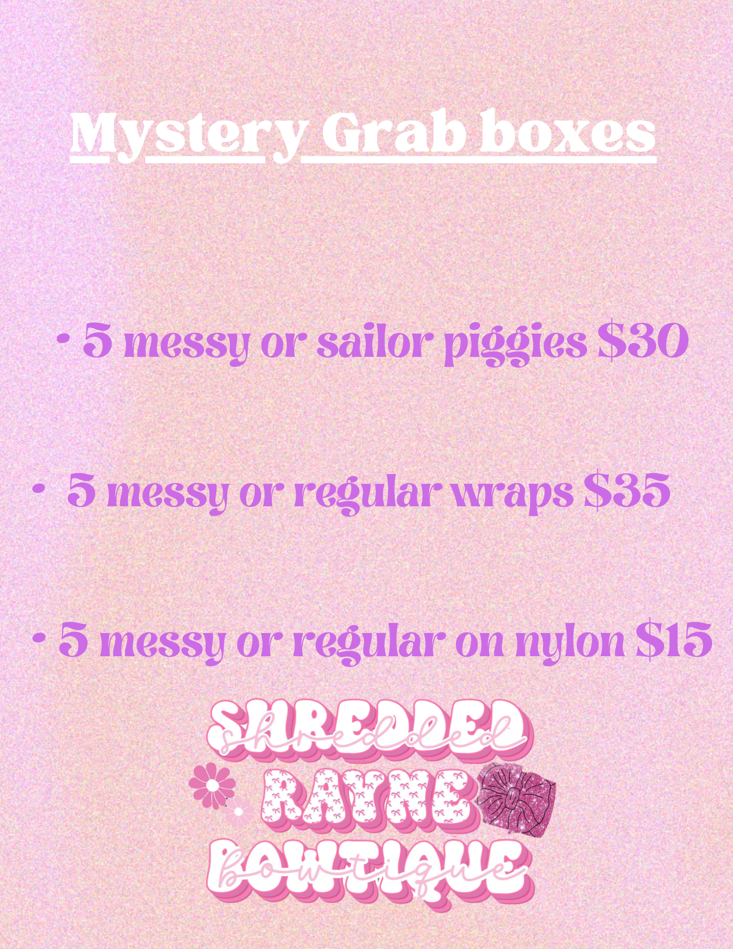 Mystery bundle